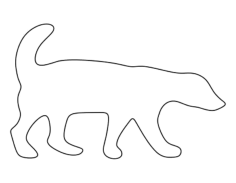 Honey Badger Kids Coloring Pages Pdf, Free Vectors File